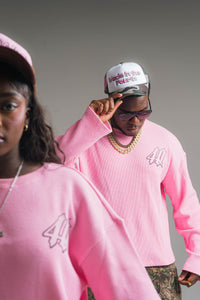 Waffle Longsleeve ‘Pink’