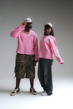 Waffle Longsleeve ‘Pink’