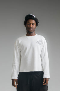 Waffle Longsleeve ‘White’
